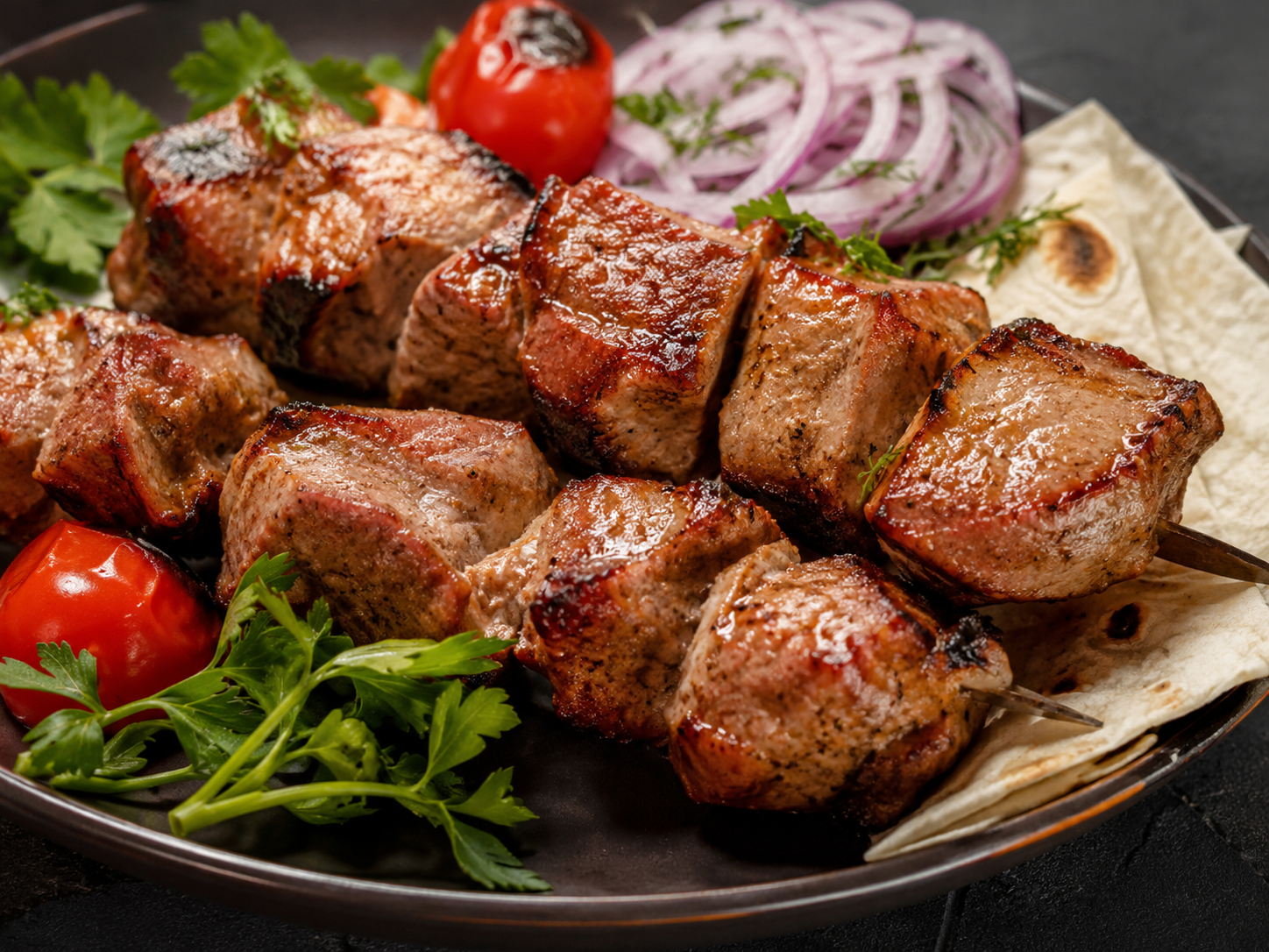 Шашлык из свиной шейки